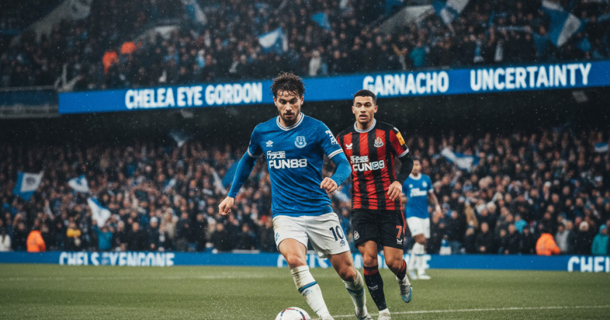 Chelsea Eye Newcastle United's Anthony Gordon Amid Garnacho Uncertainty